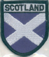Embroidered Badges - Scotland (Saltire)